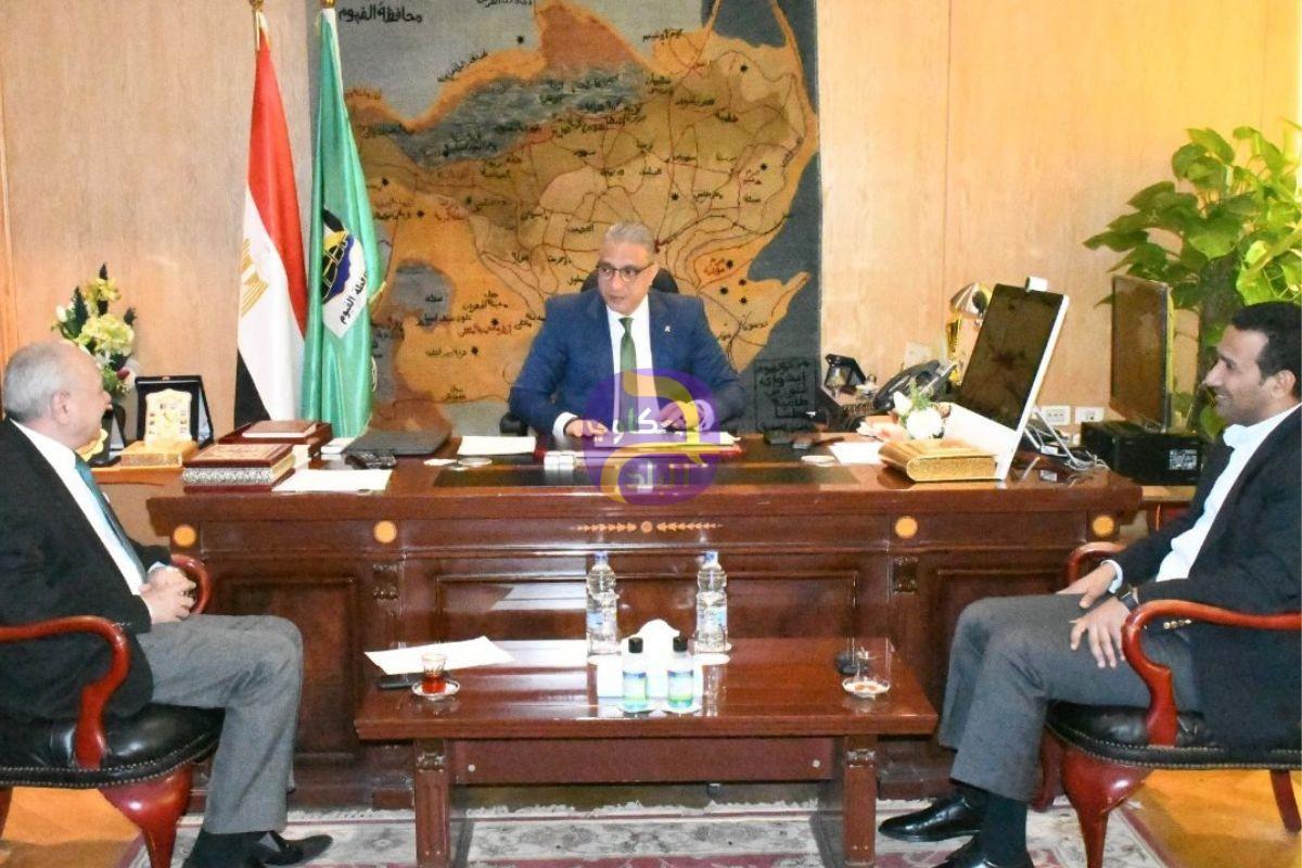 محافظ الفيوم يتابع الموقف التنفيذي للتوسعات