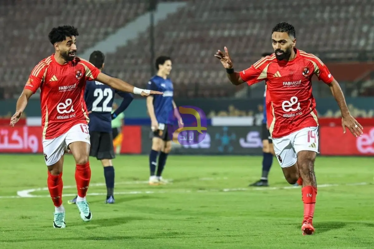 الشوط الأول: الأهلي يتقدم على سيراميكا كليوباترا 1-0 في دوري نايل