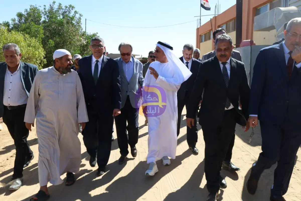 وزير الزراعة ومحافظ الجيزة يفتتحان مشروعات تنموية بالواحات البحرية