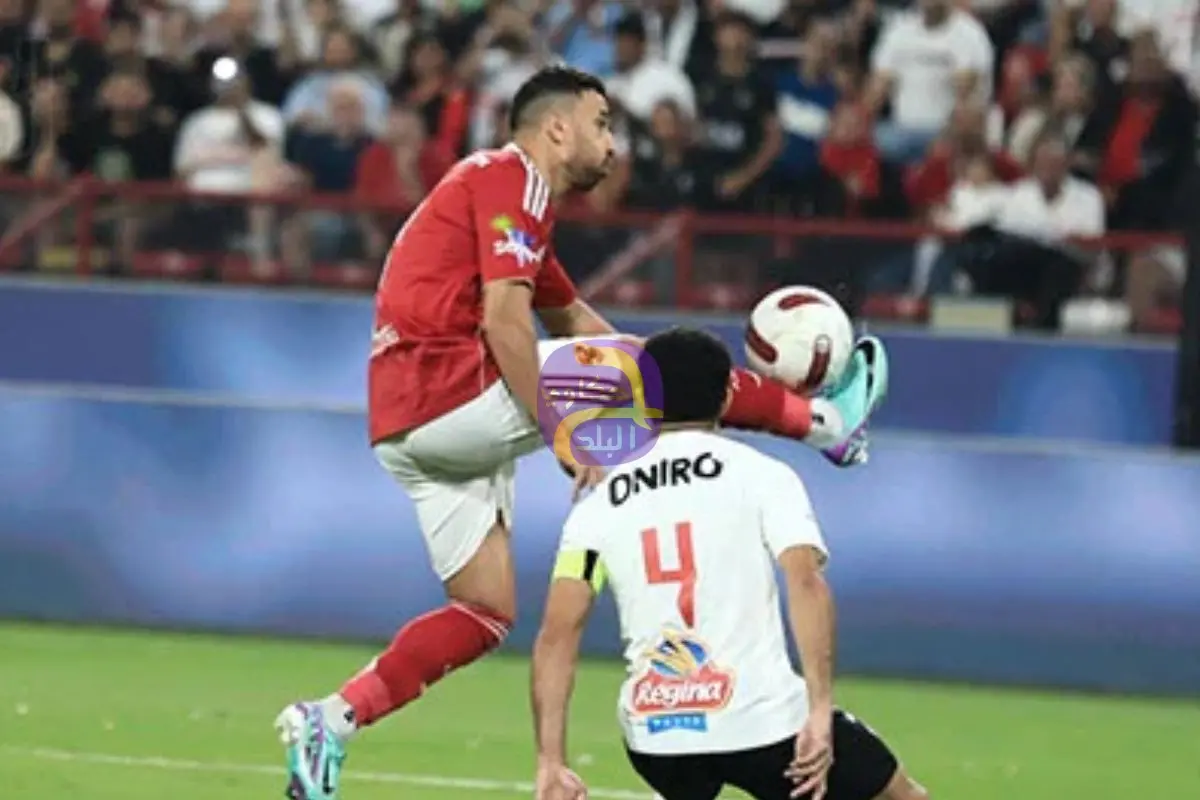 الأهلي يتقدم على الزمالك بهدف بن شرقي فى الشوط الأول بنهائى السوبر