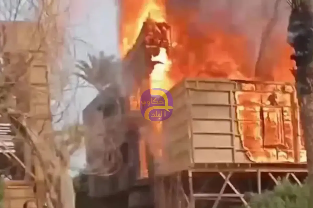 الأقدم بالمنطقة.. بالفيديو حريق ضخم بستوديو مصر