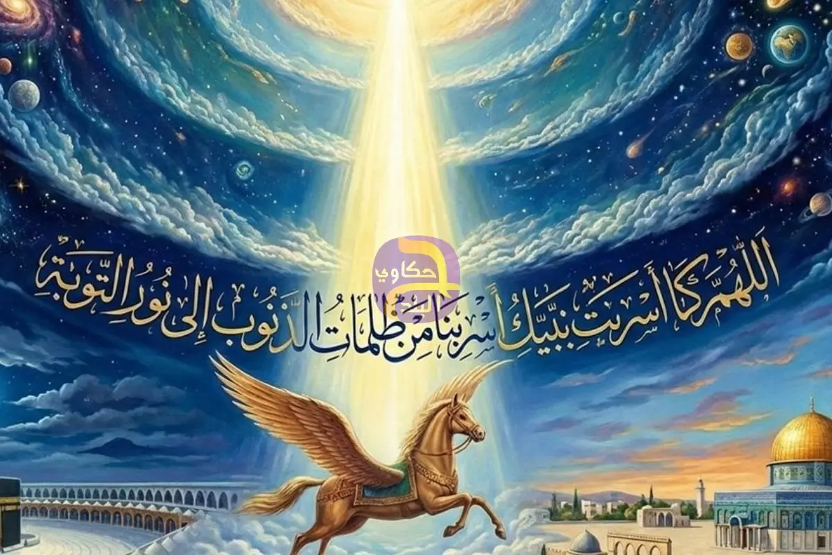 دعاء ليلة الإسراء والمعراج 2026 المستجاب.. اللهم أسرِ بنا إلى نور التوبة
