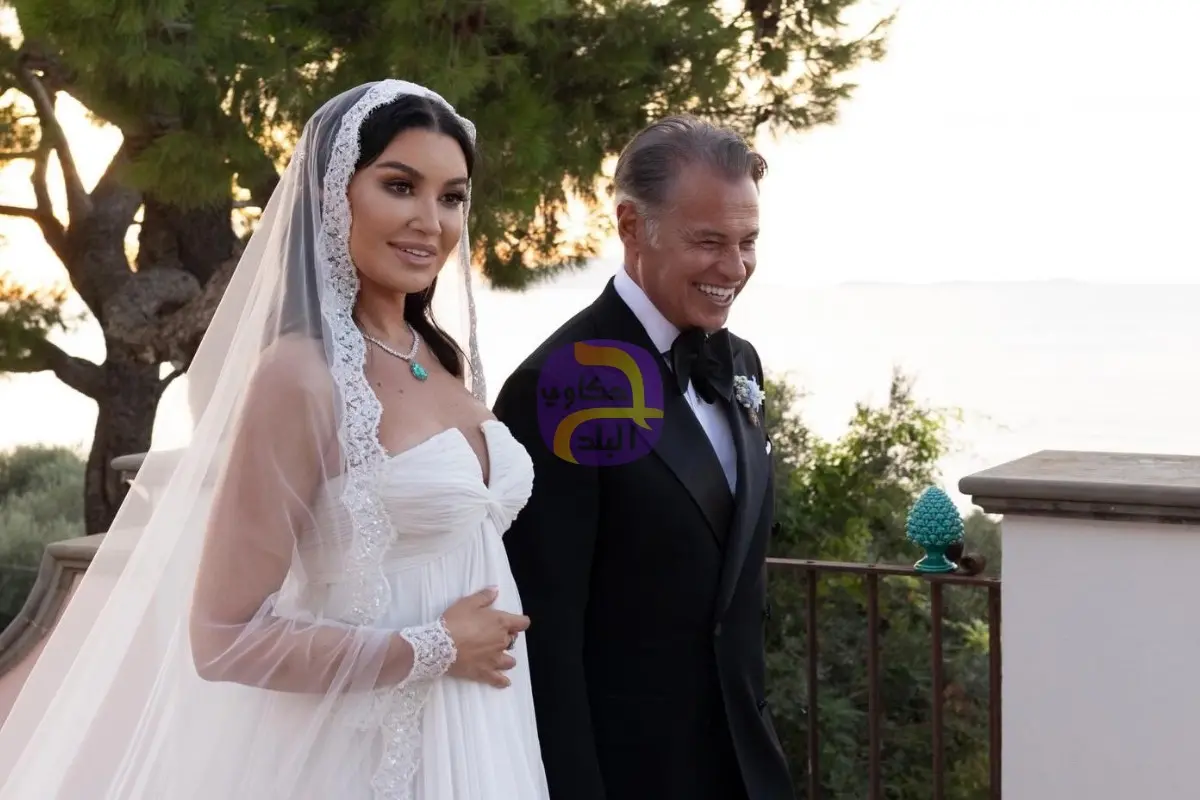 صور جديدة للفنانة أروى جودة وعريسها فى عيد الحب