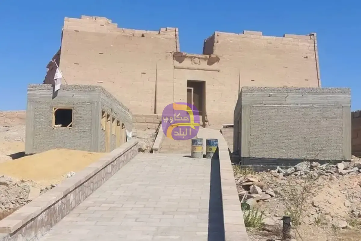 "تشويه" معبد أثري بارز يغضب المصريين.. والسلطات تتدخل