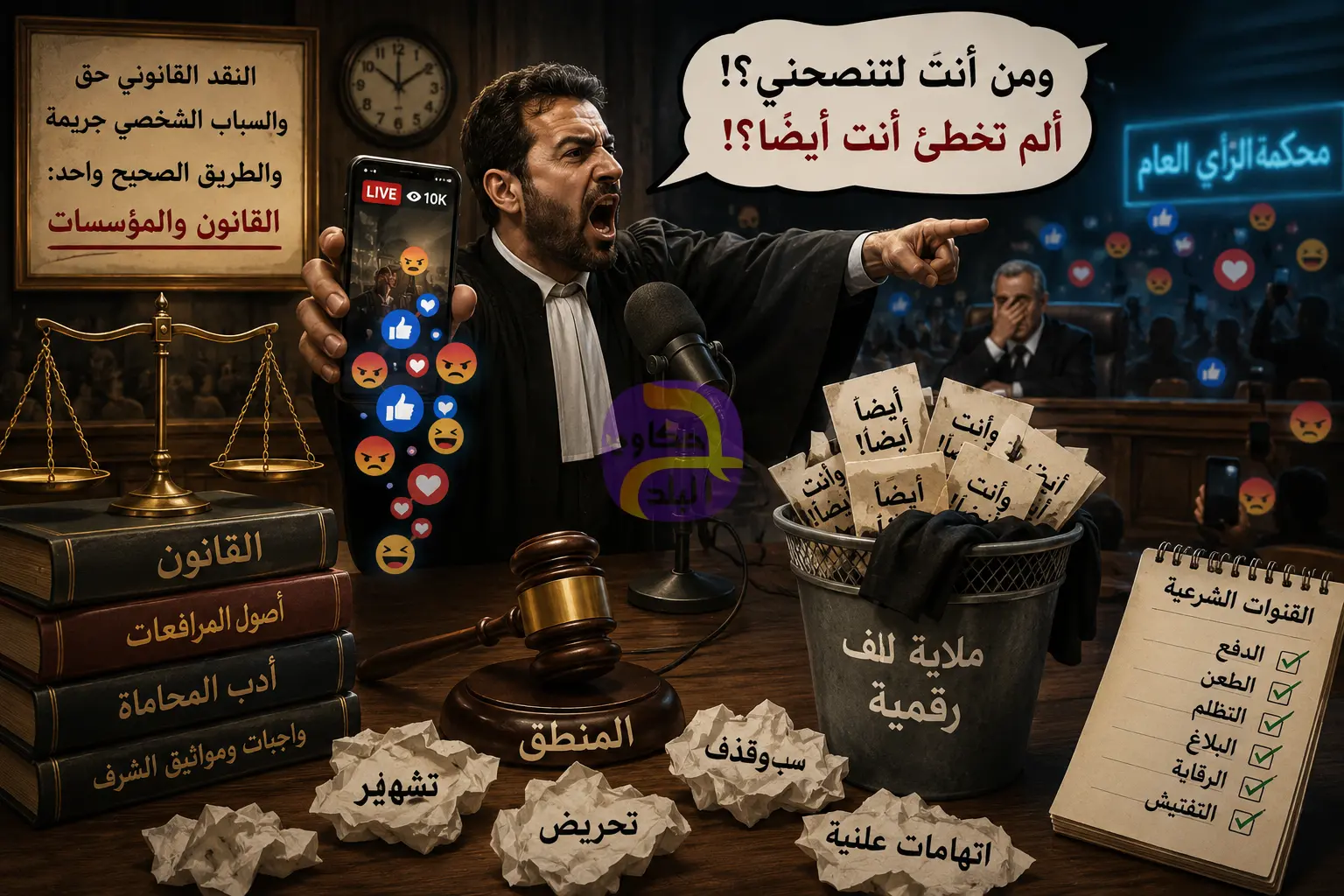فقه "وأنت أيضاً": كيف يُقتل المنطق على الهواء مباشرة؟
